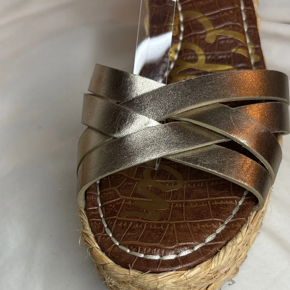 Sam Edelman Darlene Platform Wedge Sandals Size 8.5 - Picture 10 of 14